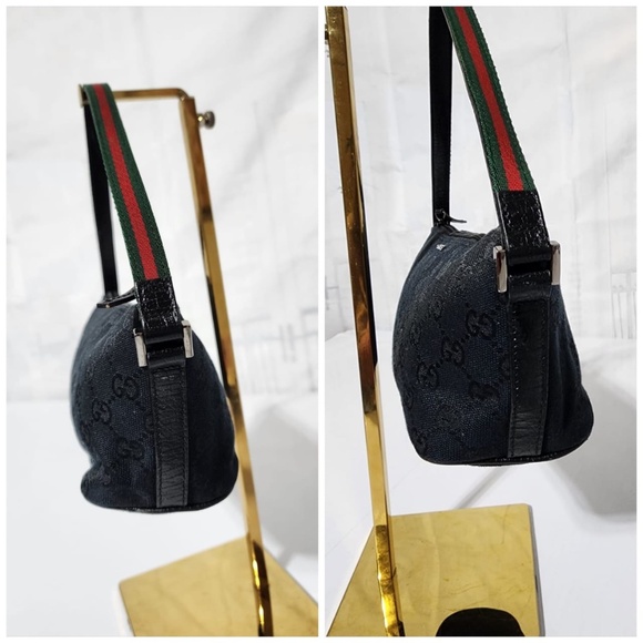 Authentic Gucci GG Canvas Sherryline Pochette Black - Picture 5 of 15
